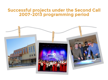 Successful projects under the Second Call 2007-13